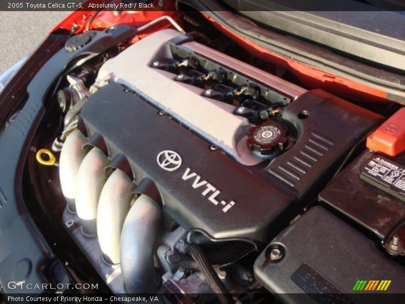  2005 Celica GT-S Engine - 1.8 Liter DOHC 16-Valve VVT-i 4 Cylinder