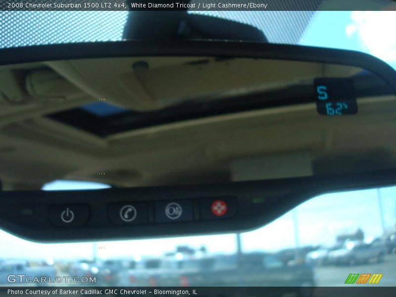 White Diamond Tricoat / Light Cashmere/Ebony 2008 Chevrolet Suburban 1500 LTZ 4x4
