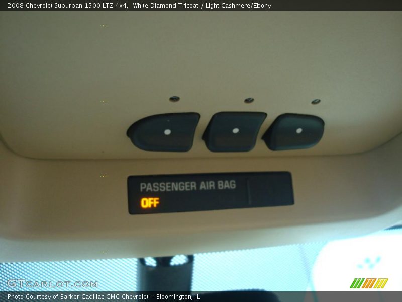 White Diamond Tricoat / Light Cashmere/Ebony 2008 Chevrolet Suburban 1500 LTZ 4x4
