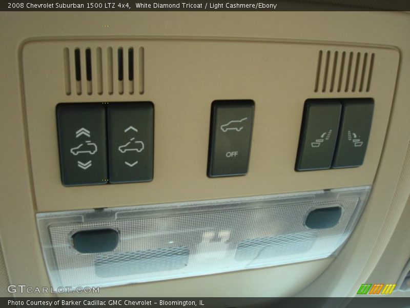 White Diamond Tricoat / Light Cashmere/Ebony 2008 Chevrolet Suburban 1500 LTZ 4x4