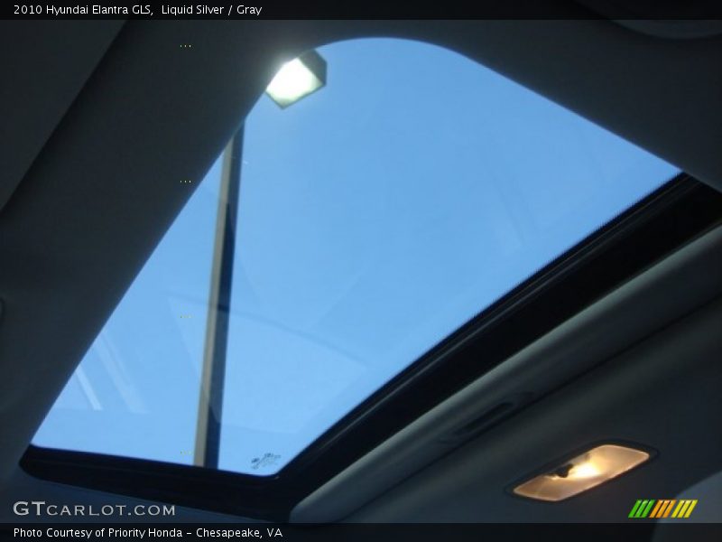 Liquid Silver / Gray 2010 Hyundai Elantra GLS