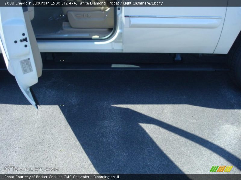 White Diamond Tricoat / Light Cashmere/Ebony 2008 Chevrolet Suburban 1500 LTZ 4x4