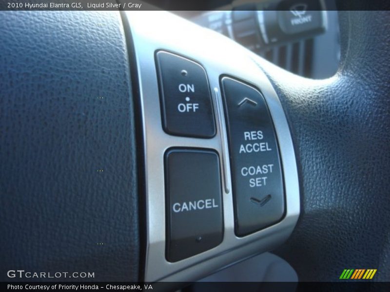 Liquid Silver / Gray 2010 Hyundai Elantra GLS