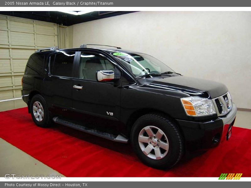 Galaxy Black / Graphite/Titanium 2005 Nissan Armada LE