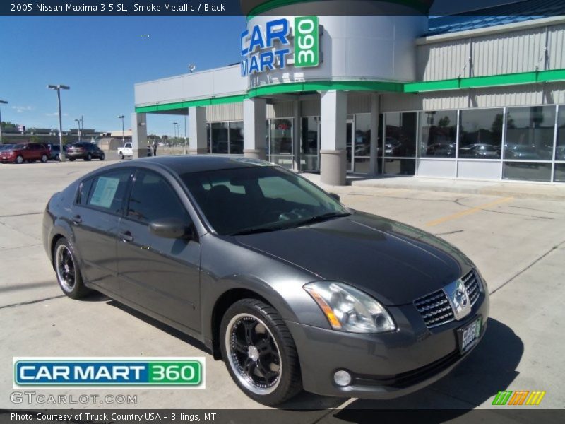 Smoke Metallic / Black 2005 Nissan Maxima 3.5 SL