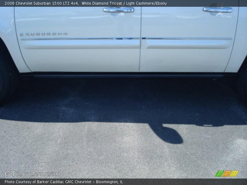 White Diamond Tricoat / Light Cashmere/Ebony 2008 Chevrolet Suburban 1500 LTZ 4x4