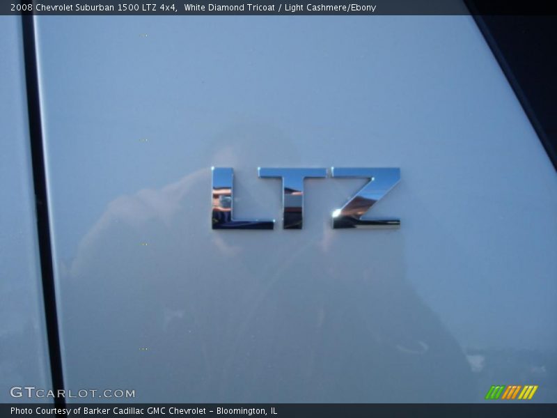 White Diamond Tricoat / Light Cashmere/Ebony 2008 Chevrolet Suburban 1500 LTZ 4x4