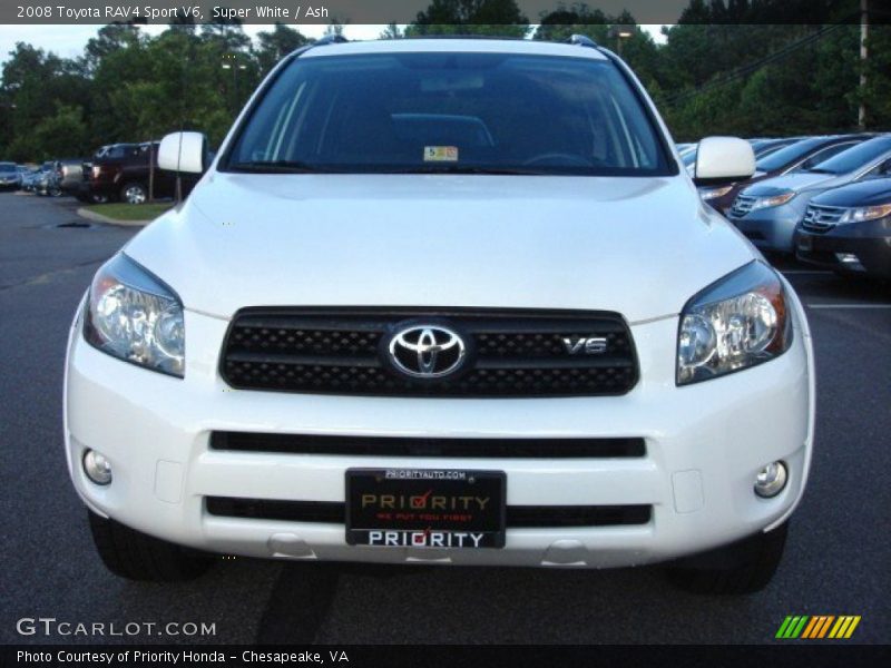 Super White / Ash 2008 Toyota RAV4 Sport V6