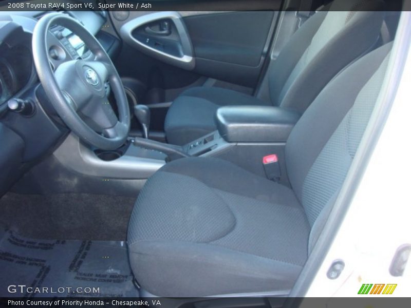 Super White / Ash 2008 Toyota RAV4 Sport V6
