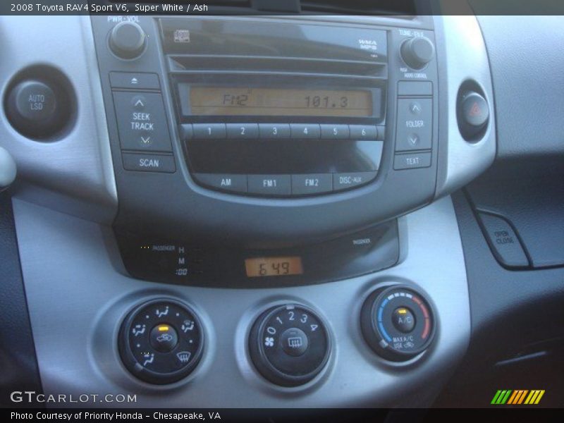 Super White / Ash 2008 Toyota RAV4 Sport V6