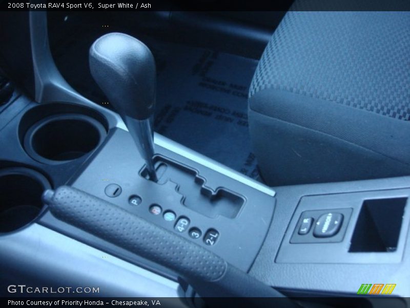 Super White / Ash 2008 Toyota RAV4 Sport V6