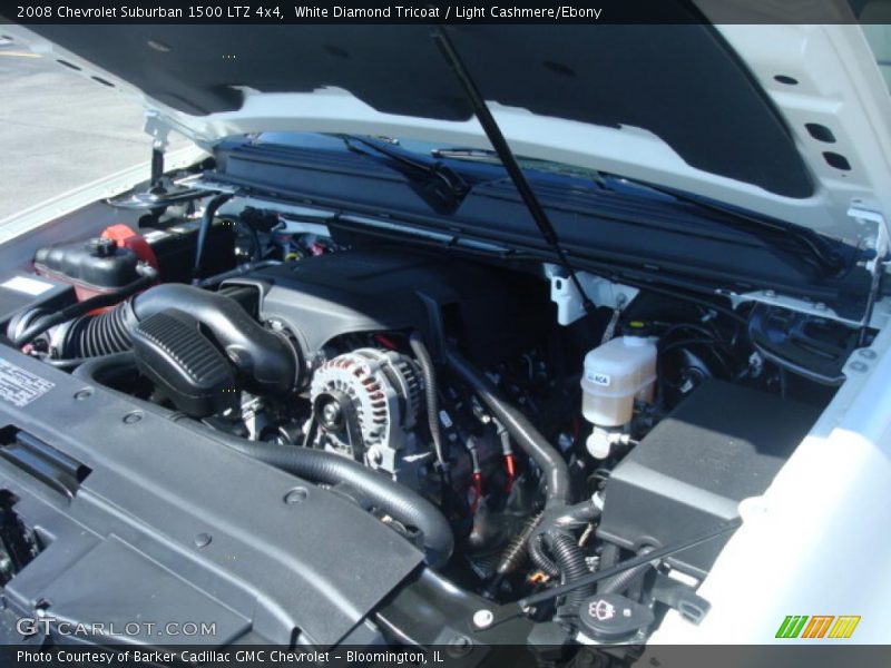 White Diamond Tricoat / Light Cashmere/Ebony 2008 Chevrolet Suburban 1500 LTZ 4x4