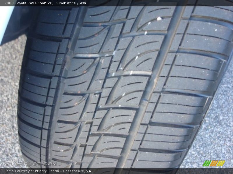 Super White / Ash 2008 Toyota RAV4 Sport V6