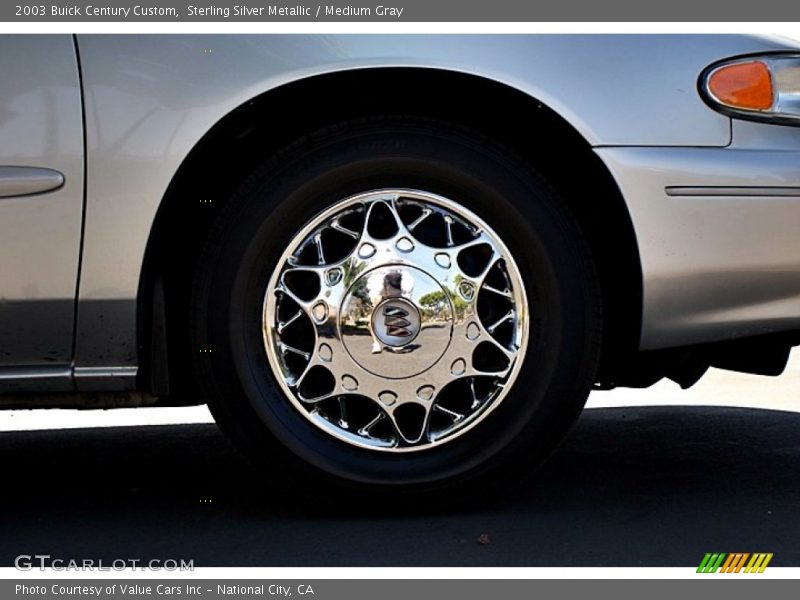 Sterling Silver Metallic / Medium Gray 2003 Buick Century Custom