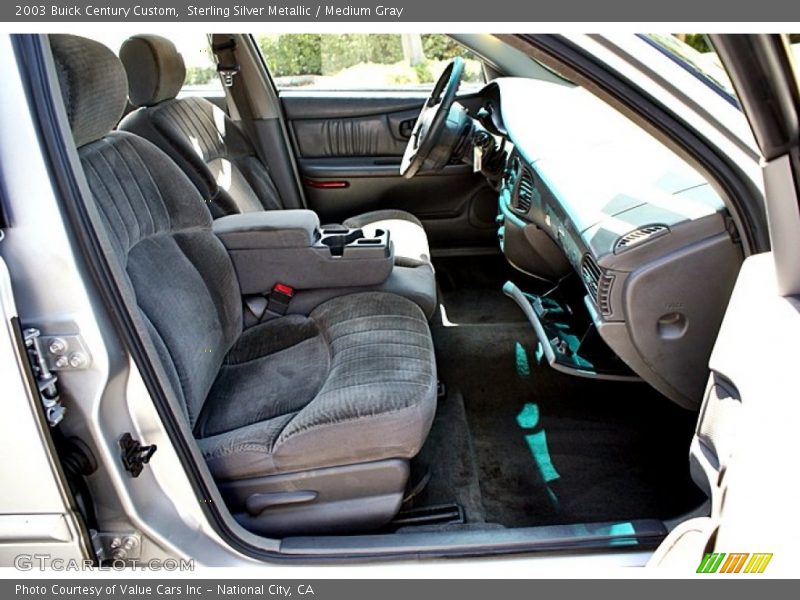 Sterling Silver Metallic / Medium Gray 2003 Buick Century Custom