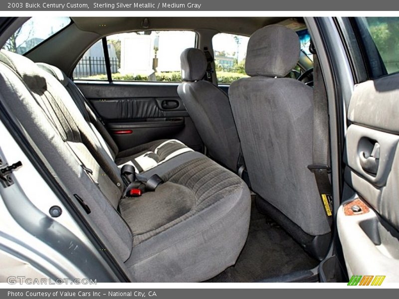 Sterling Silver Metallic / Medium Gray 2003 Buick Century Custom