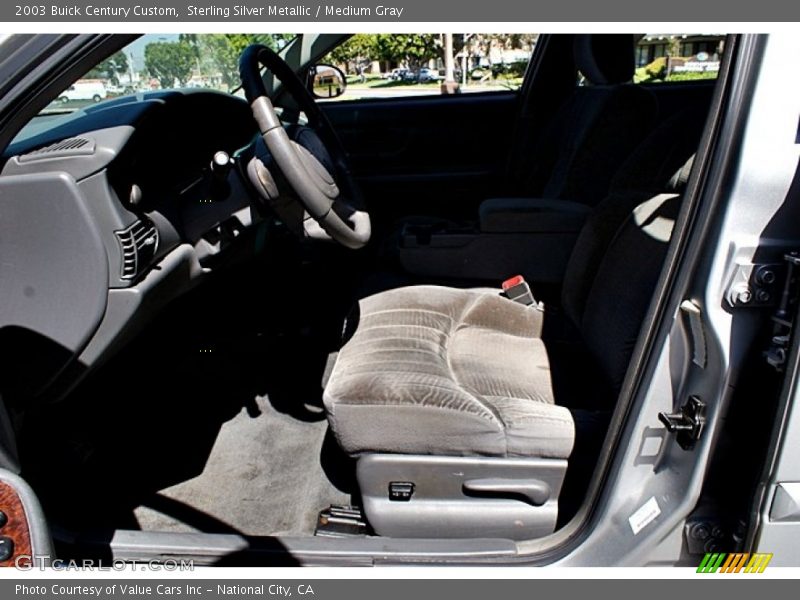 Sterling Silver Metallic / Medium Gray 2003 Buick Century Custom