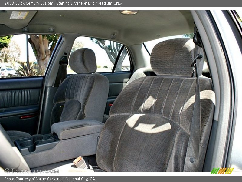 Sterling Silver Metallic / Medium Gray 2003 Buick Century Custom