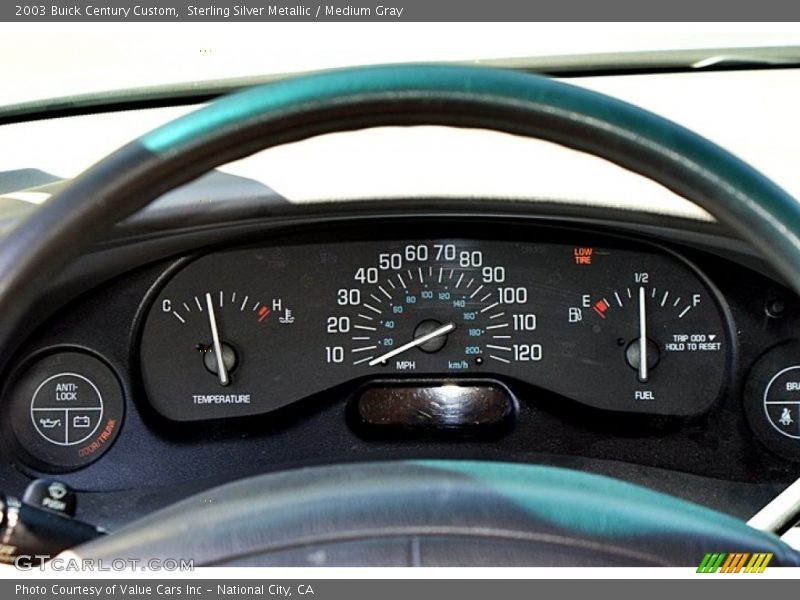 Sterling Silver Metallic / Medium Gray 2003 Buick Century Custom