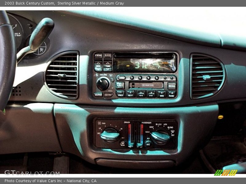 Sterling Silver Metallic / Medium Gray 2003 Buick Century Custom
