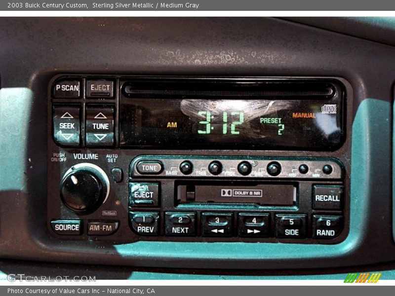Sterling Silver Metallic / Medium Gray 2003 Buick Century Custom