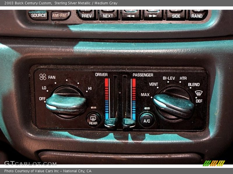 Sterling Silver Metallic / Medium Gray 2003 Buick Century Custom
