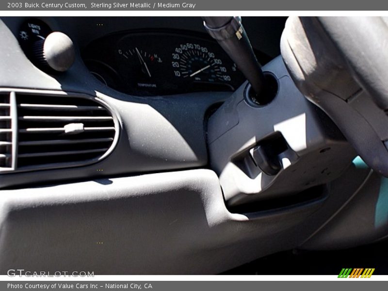 Sterling Silver Metallic / Medium Gray 2003 Buick Century Custom