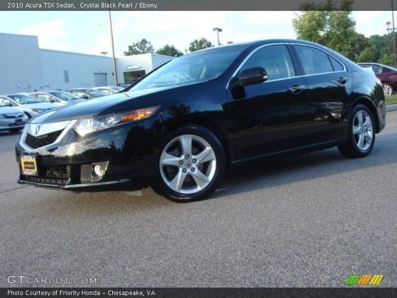 Crystal Black Pearl / Ebony 2010 Acura TSX Sedan