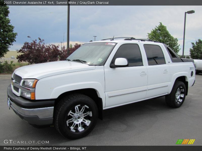 Summit White / Gray/Dark Charcoal 2005 Chevrolet Avalanche LT 4x4
