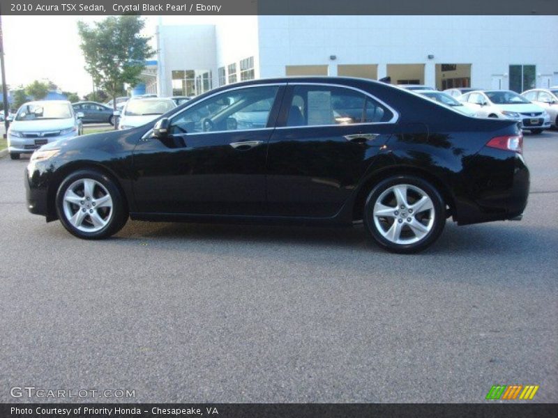 Crystal Black Pearl / Ebony 2010 Acura TSX Sedan