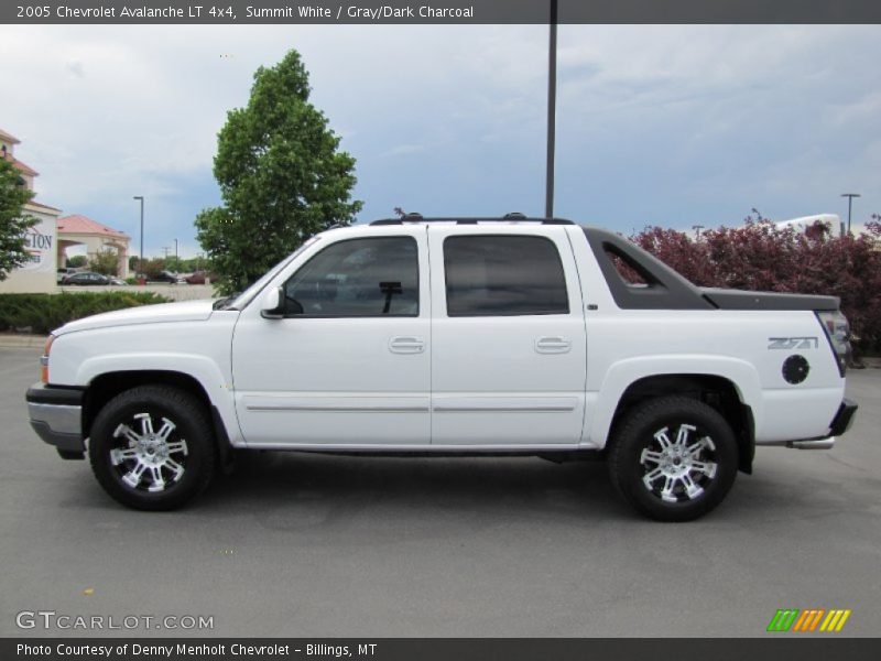 Summit White / Gray/Dark Charcoal 2005 Chevrolet Avalanche LT 4x4