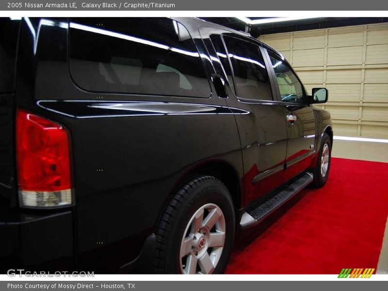 Galaxy Black / Graphite/Titanium 2005 Nissan Armada LE