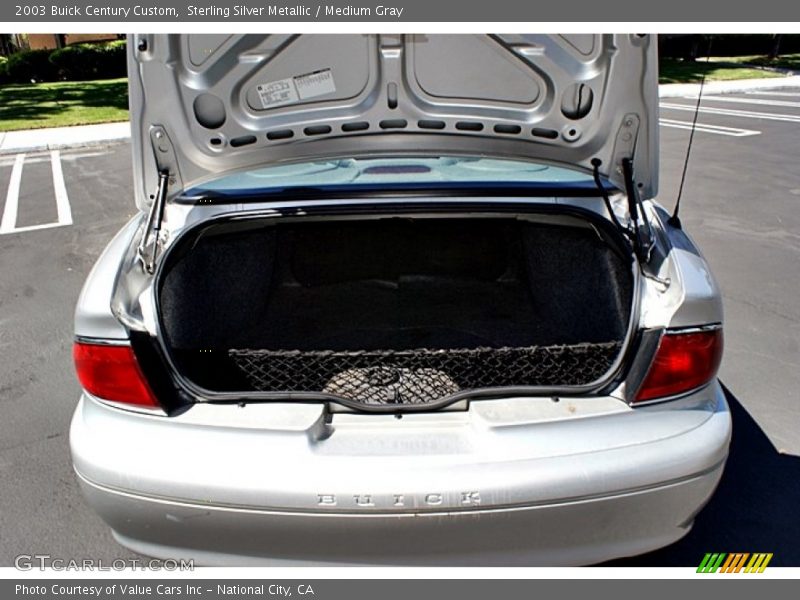 Sterling Silver Metallic / Medium Gray 2003 Buick Century Custom