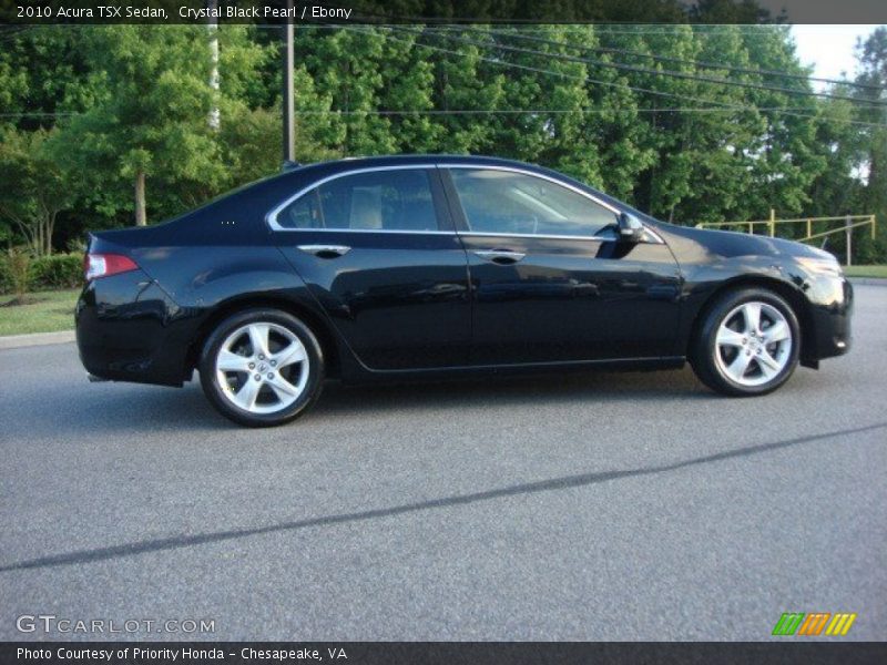Crystal Black Pearl / Ebony 2010 Acura TSX Sedan