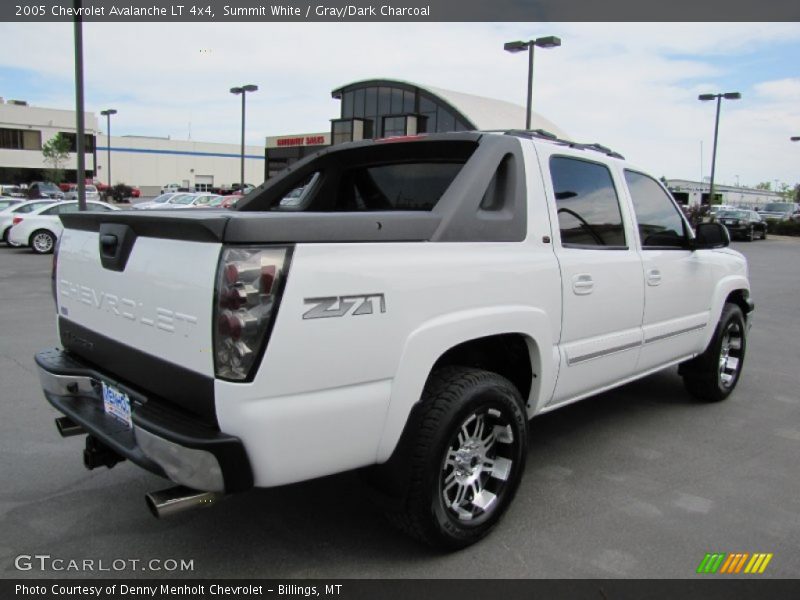 Summit White / Gray/Dark Charcoal 2005 Chevrolet Avalanche LT 4x4