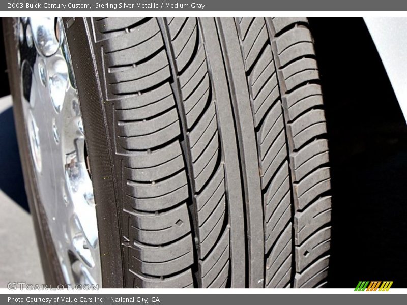 Sterling Silver Metallic / Medium Gray 2003 Buick Century Custom