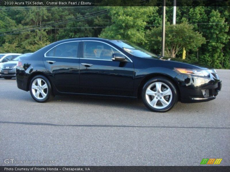 Crystal Black Pearl / Ebony 2010 Acura TSX Sedan