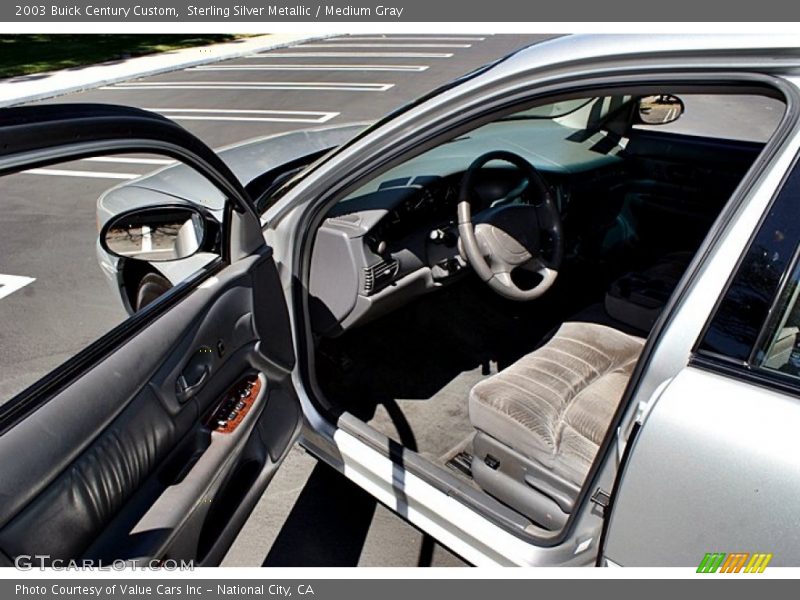 Sterling Silver Metallic / Medium Gray 2003 Buick Century Custom