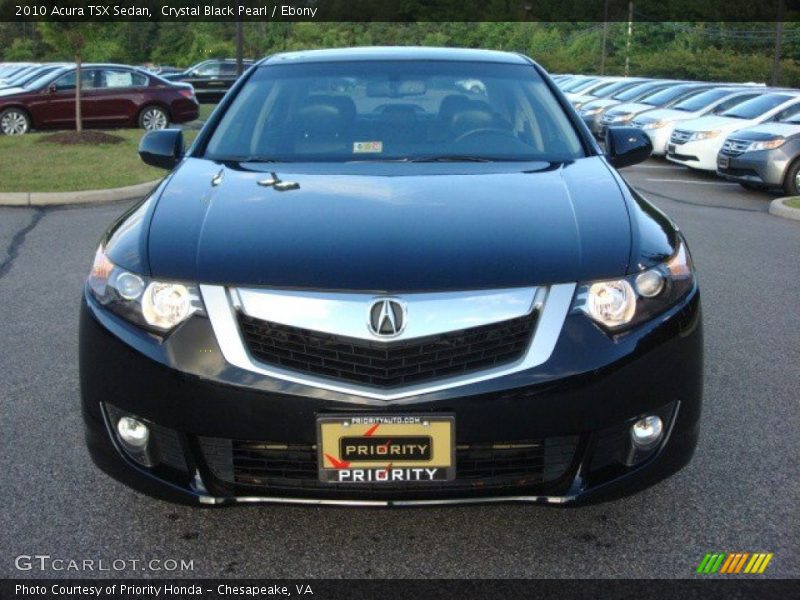 Crystal Black Pearl / Ebony 2010 Acura TSX Sedan