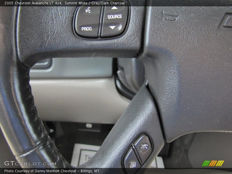 Summit White / Gray/Dark Charcoal 2005 Chevrolet Avalanche LT 4x4