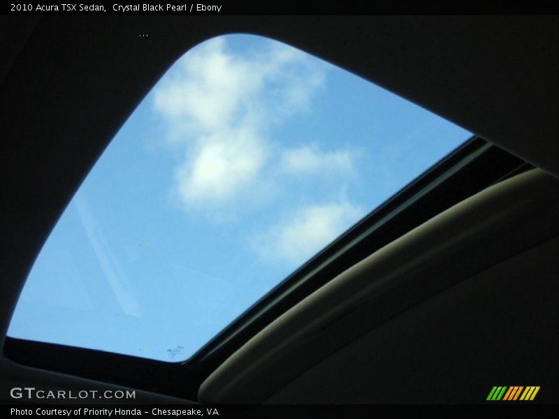 Crystal Black Pearl / Ebony 2010 Acura TSX Sedan