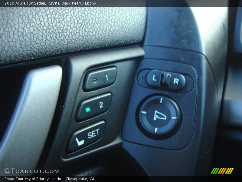 Crystal Black Pearl / Ebony 2010 Acura TSX Sedan