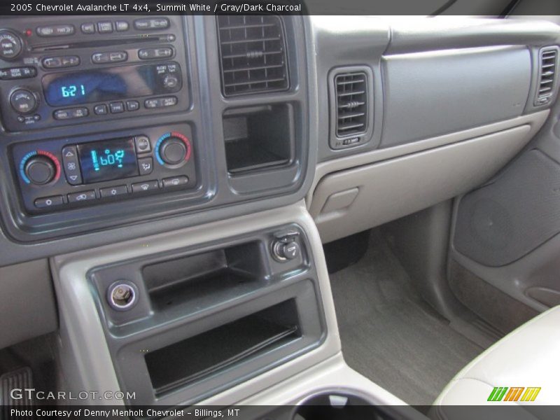 Summit White / Gray/Dark Charcoal 2005 Chevrolet Avalanche LT 4x4