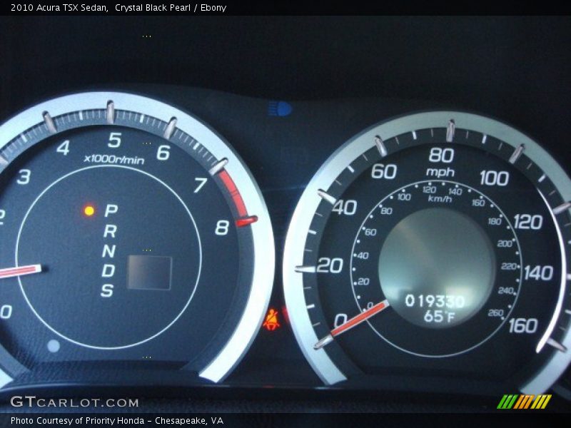 Crystal Black Pearl / Ebony 2010 Acura TSX Sedan