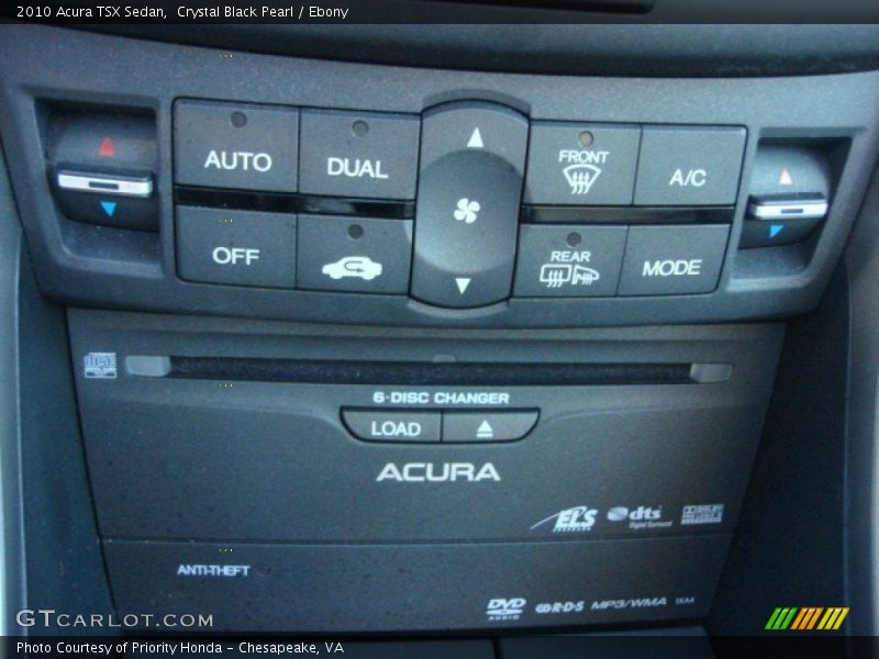 Crystal Black Pearl / Ebony 2010 Acura TSX Sedan