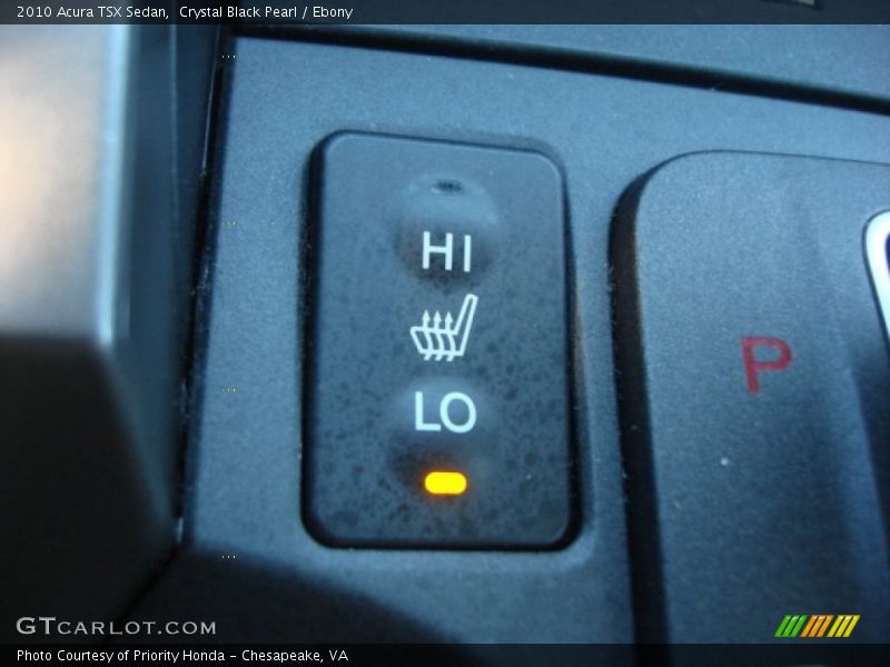 Crystal Black Pearl / Ebony 2010 Acura TSX Sedan