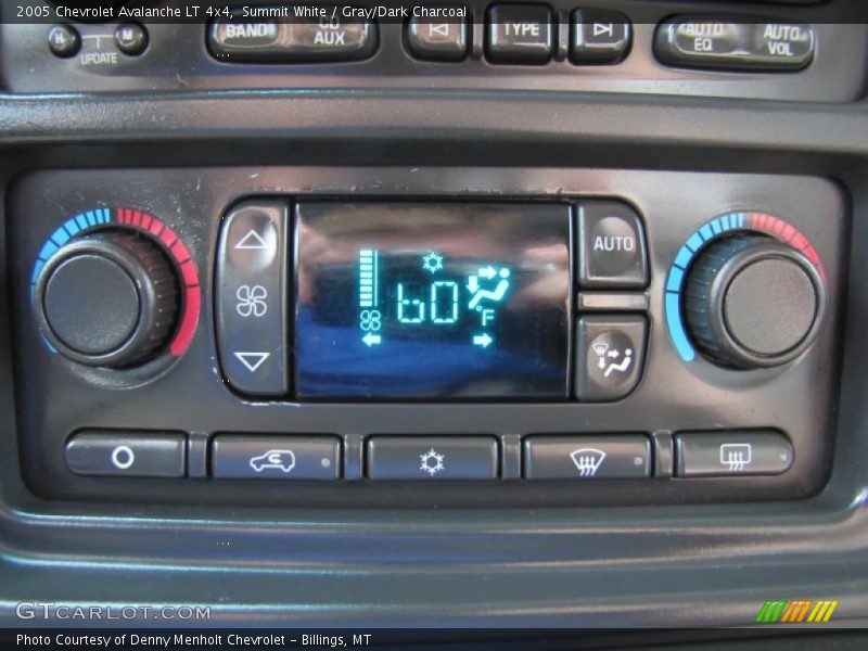 Summit White / Gray/Dark Charcoal 2005 Chevrolet Avalanche LT 4x4