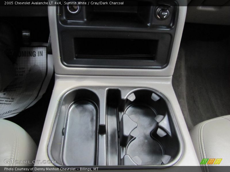 Summit White / Gray/Dark Charcoal 2005 Chevrolet Avalanche LT 4x4