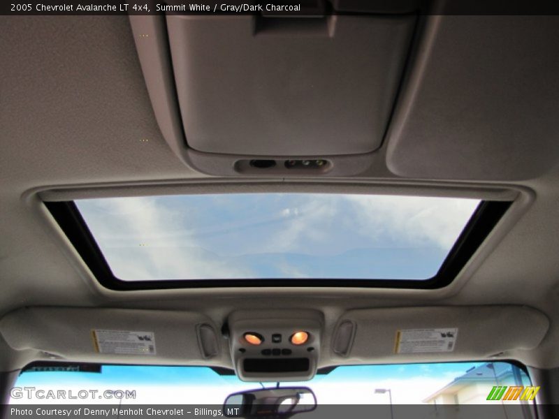 Summit White / Gray/Dark Charcoal 2005 Chevrolet Avalanche LT 4x4