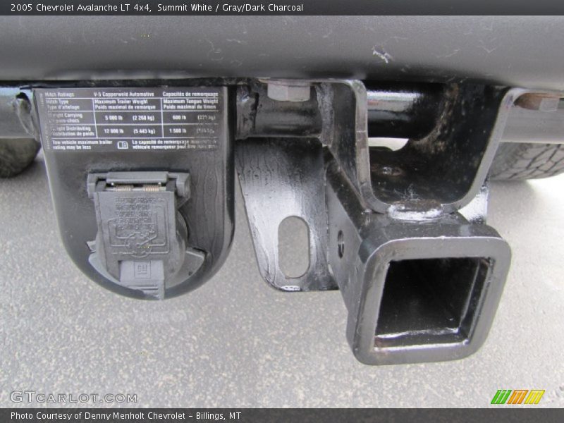 Summit White / Gray/Dark Charcoal 2005 Chevrolet Avalanche LT 4x4